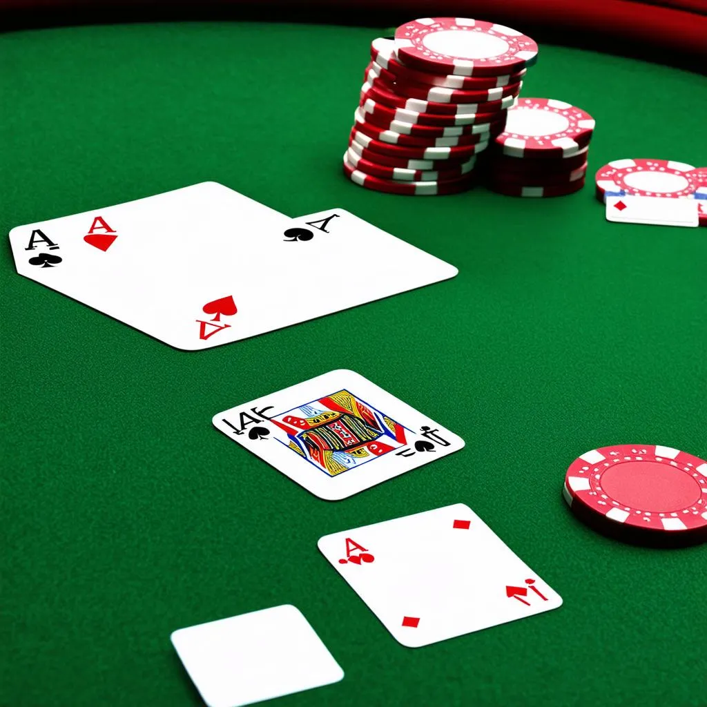 Bàn chơi 21 Blackjack