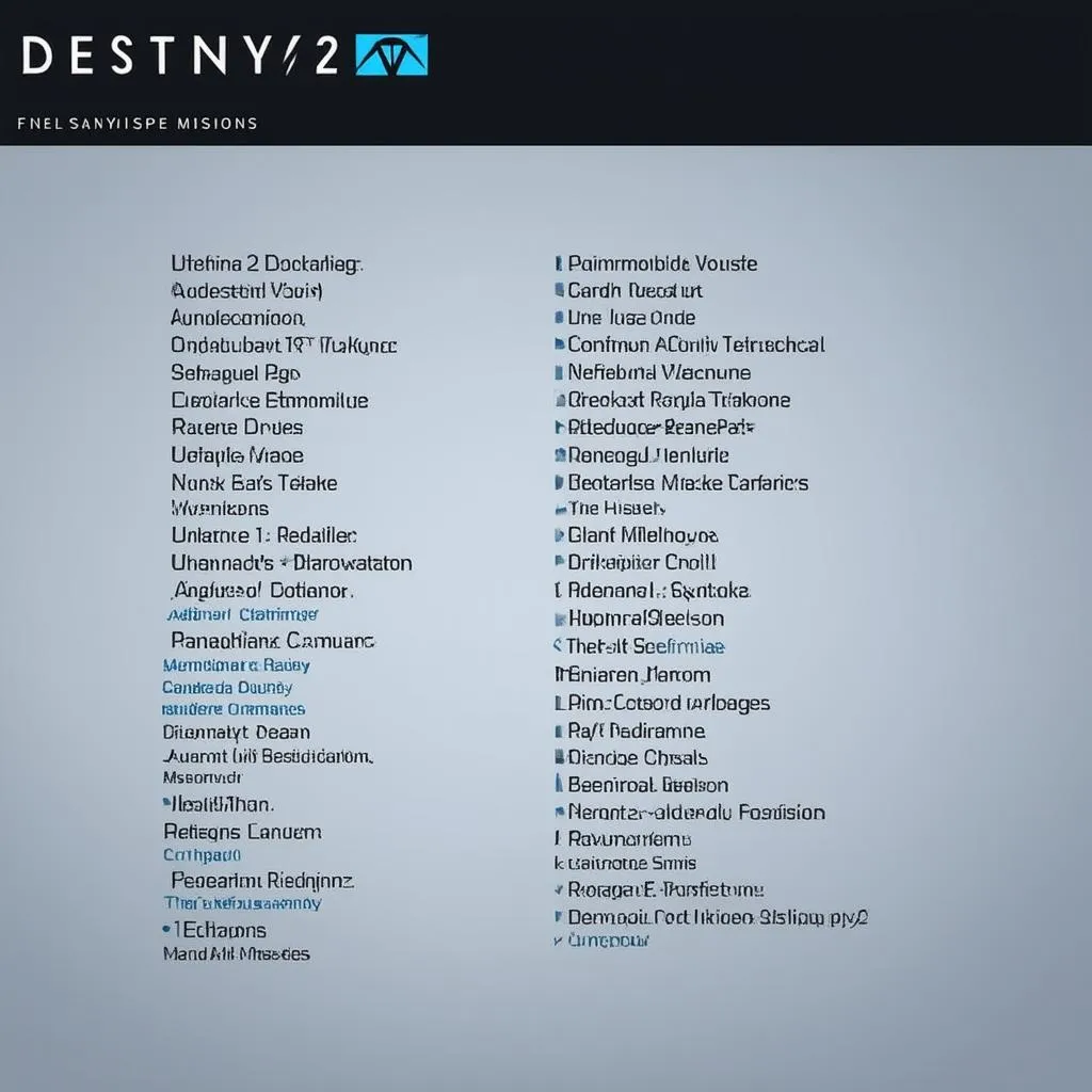 Destiny 2 Final Shape Campaign Mission List