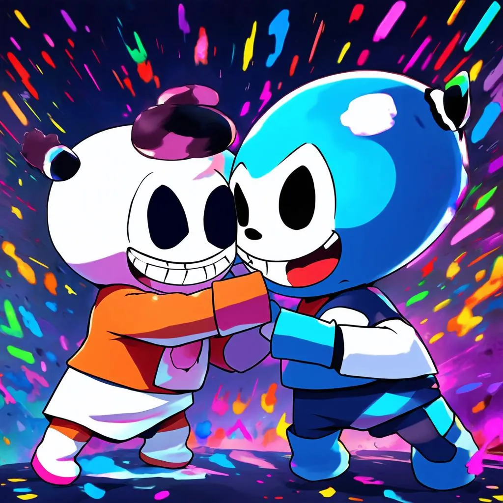 Ink Sans vs Error Sans