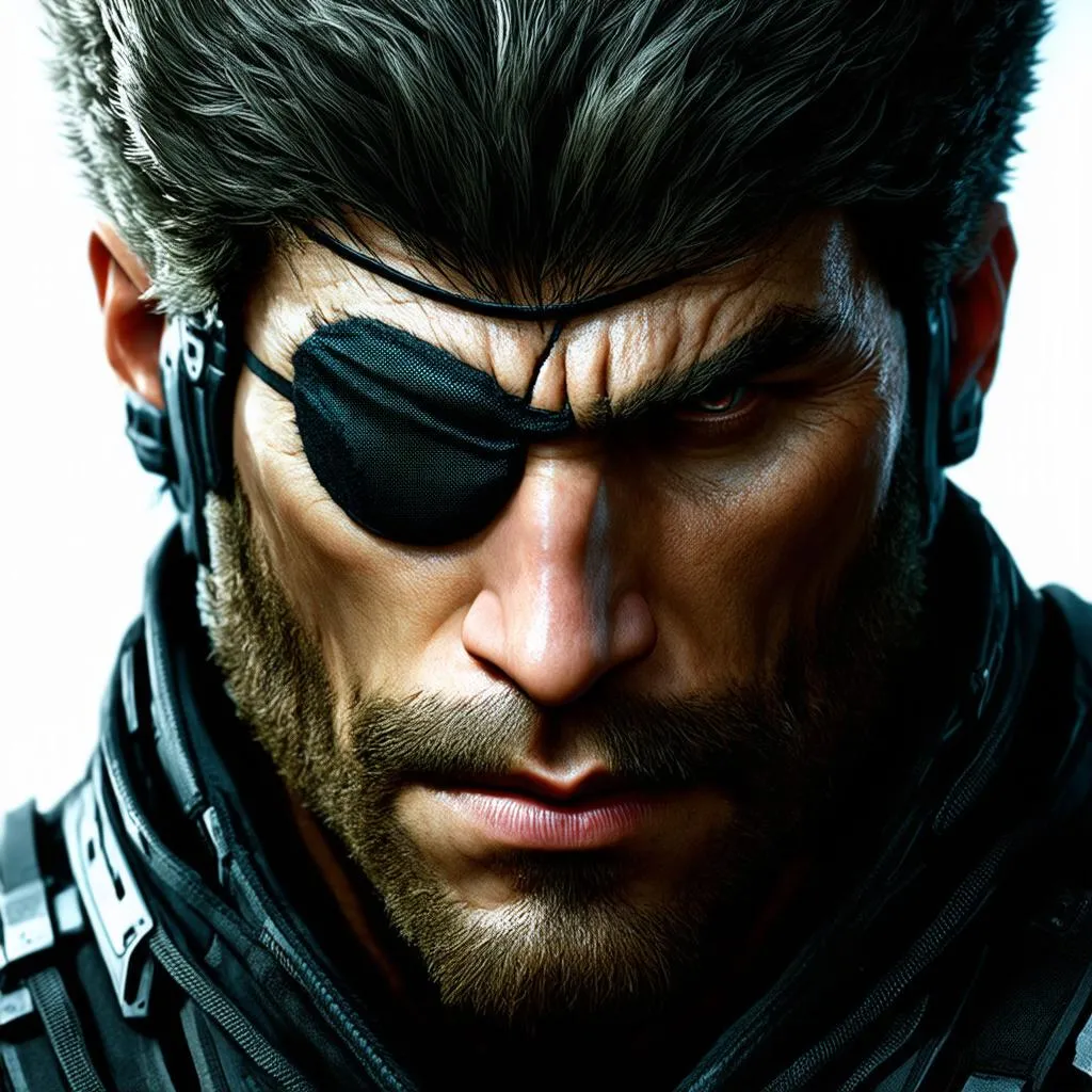 Hình ảnh Solid Snake trong MGS4