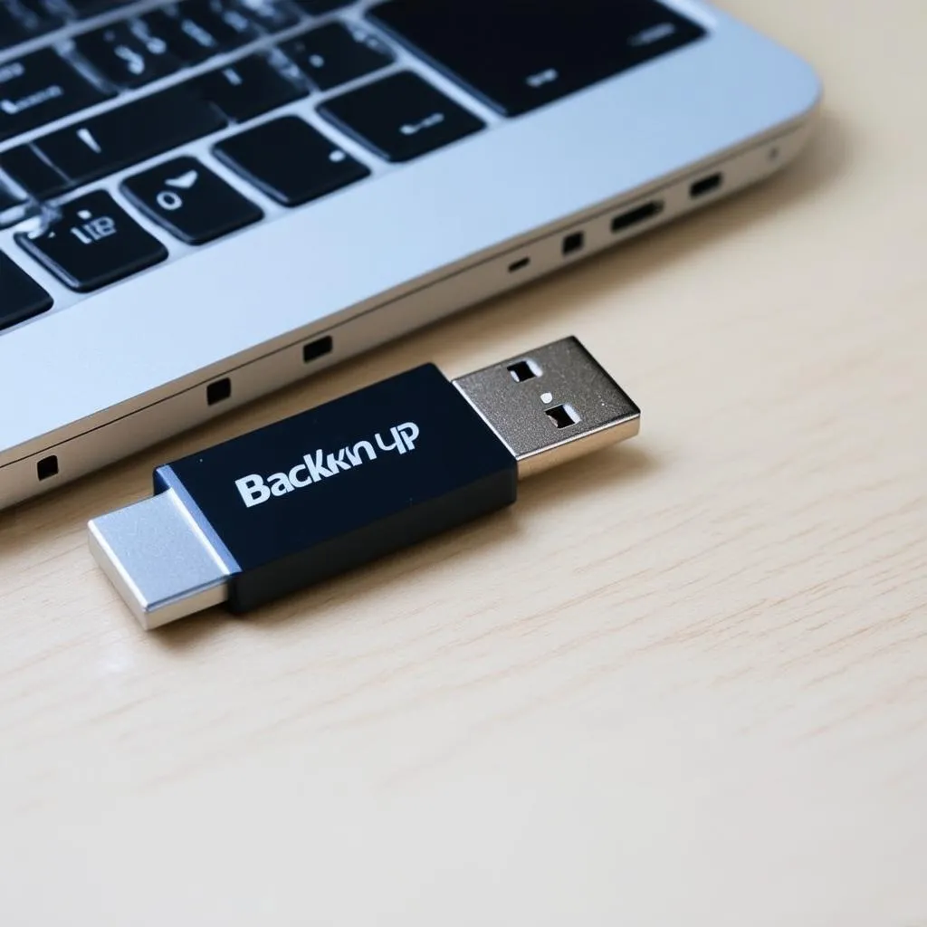 Ổ USB để sao lưu dữ liệu