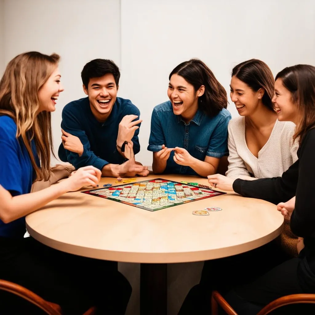 Mọi người chơi Acquire board game