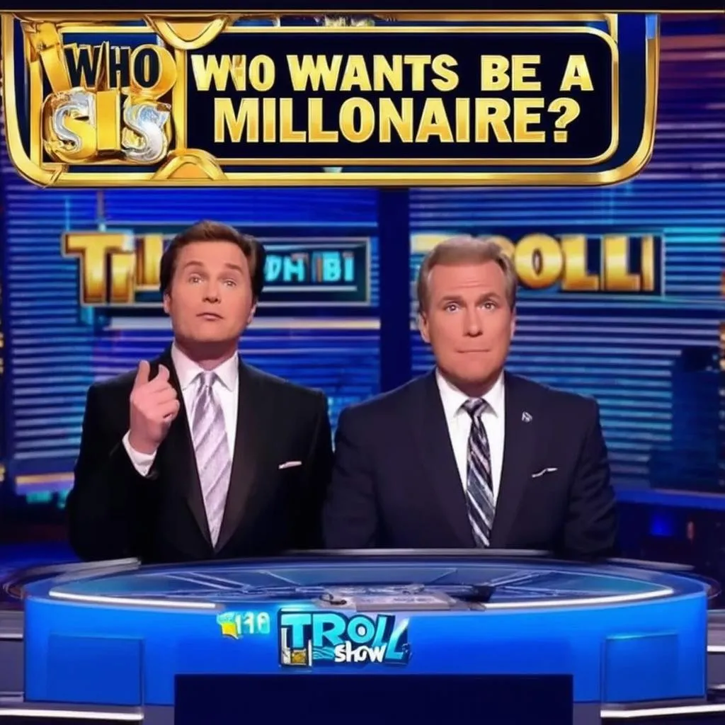 Hilarious Moment on Who Wants To Be A Millionaire? Troll