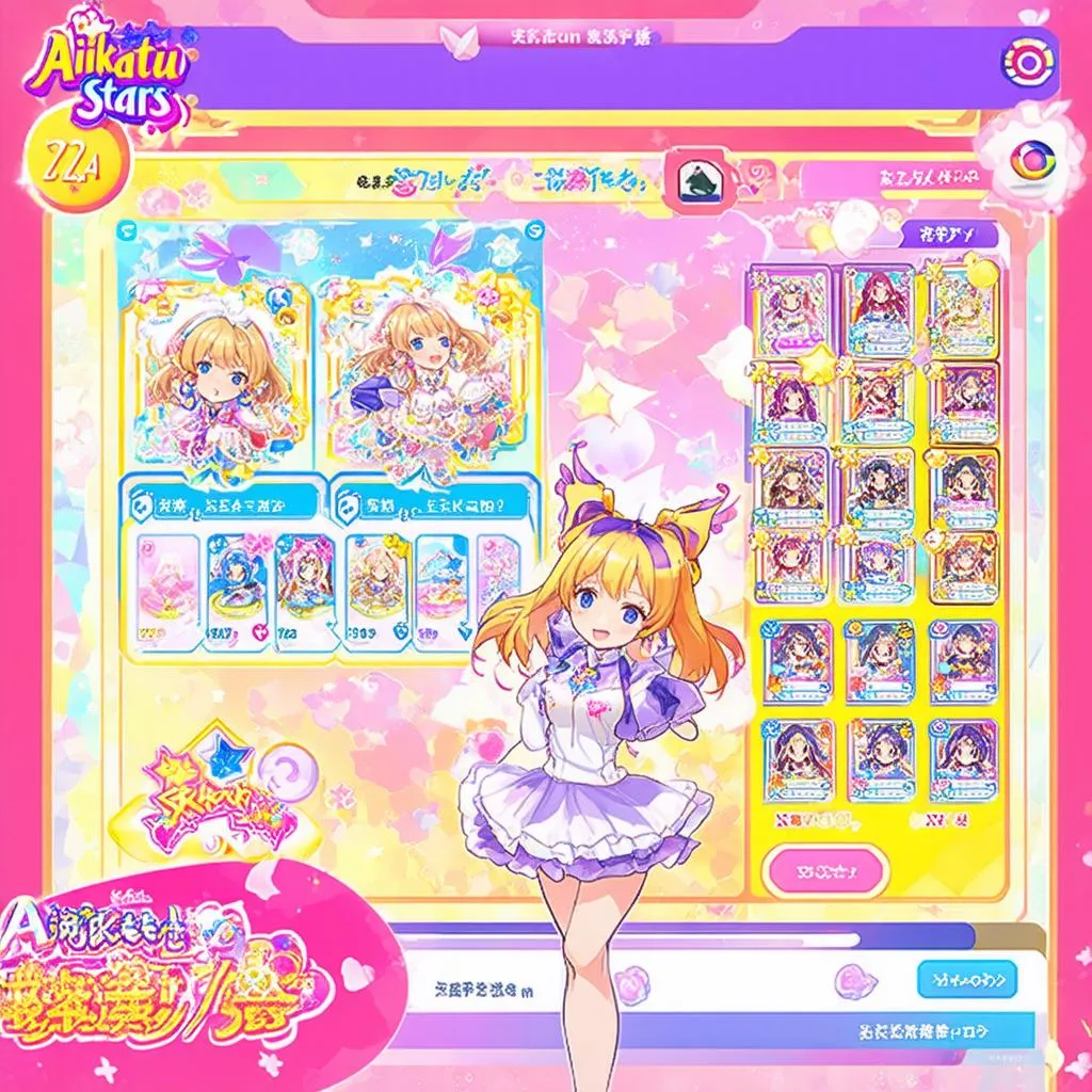 Gameplay of Aikatsu Stars Game