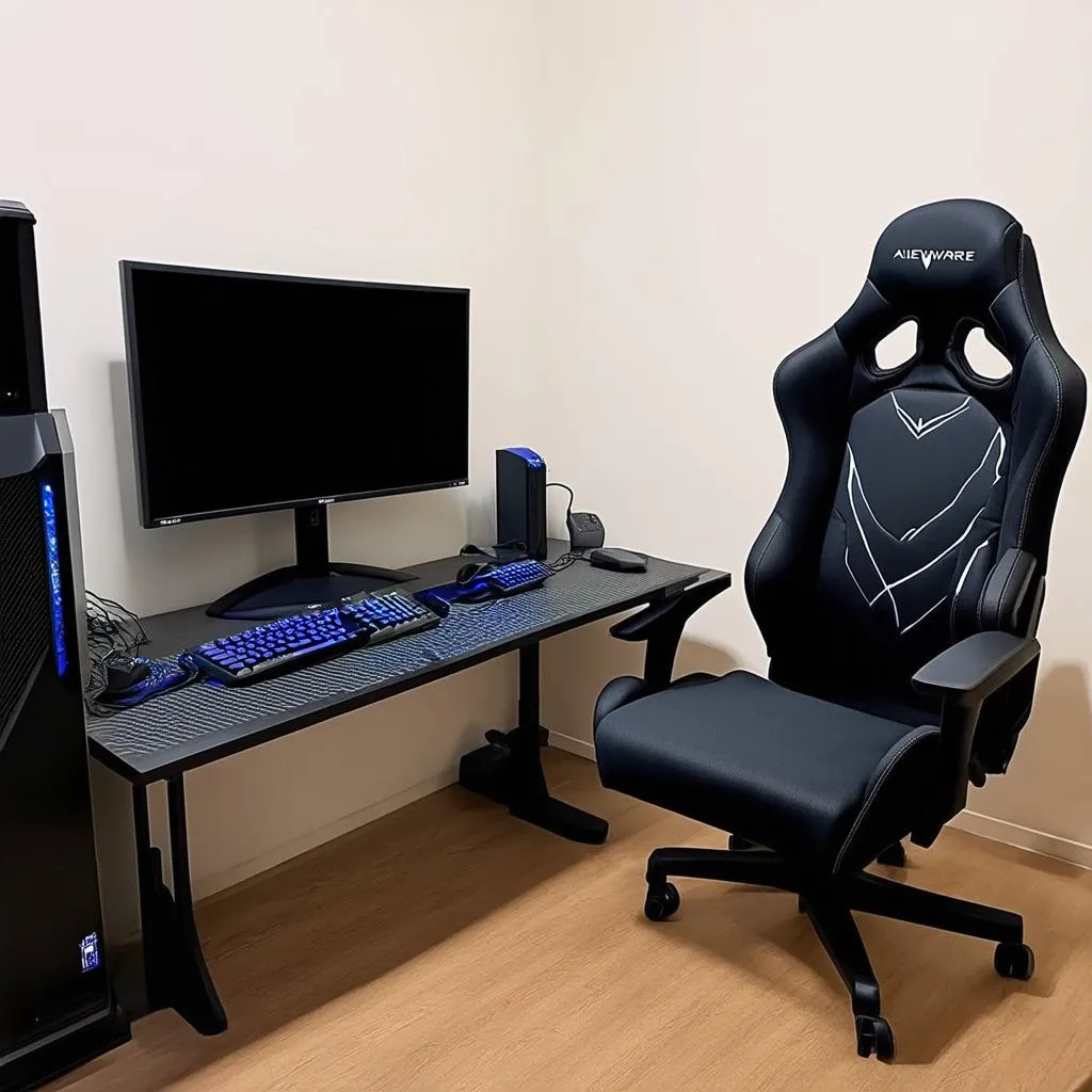 alienware pc gaming setup