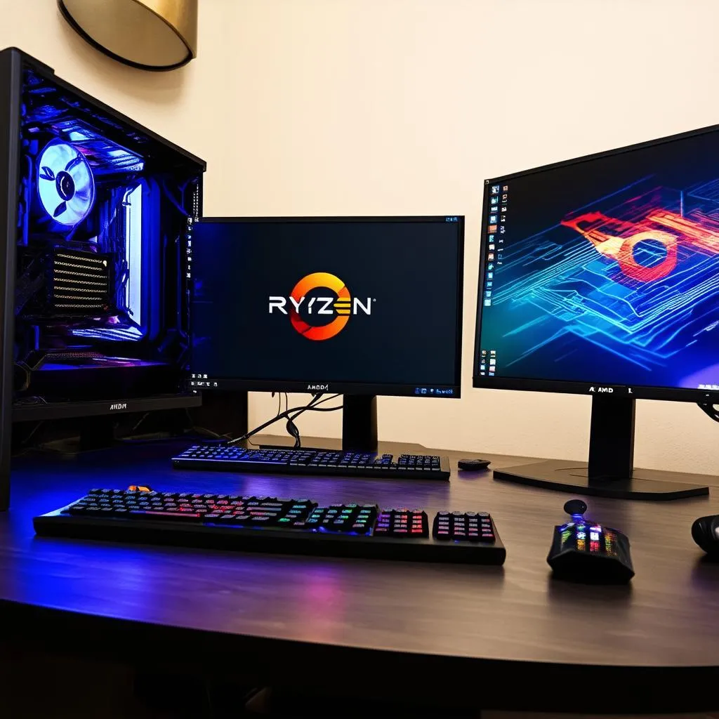 AMD Ryzen Gaming Setup