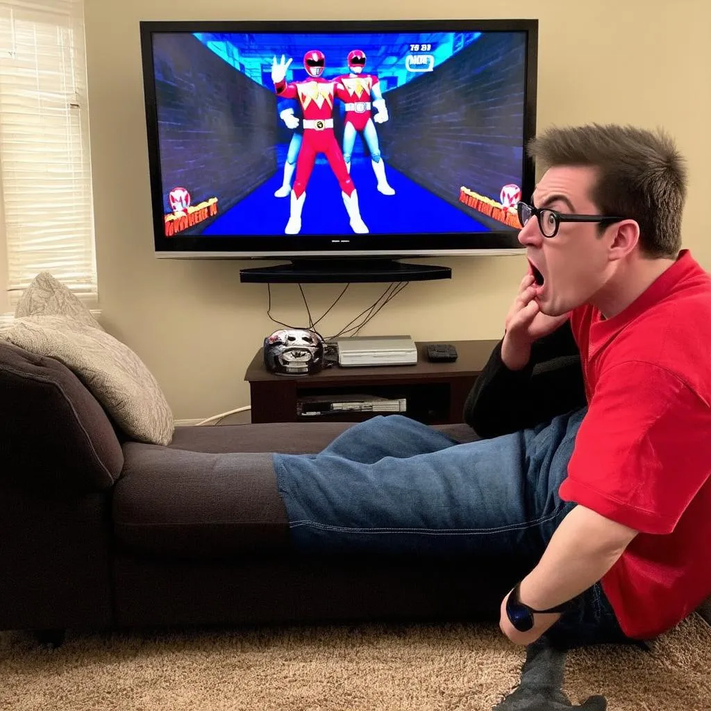 AVGN chơi game Power Rangers