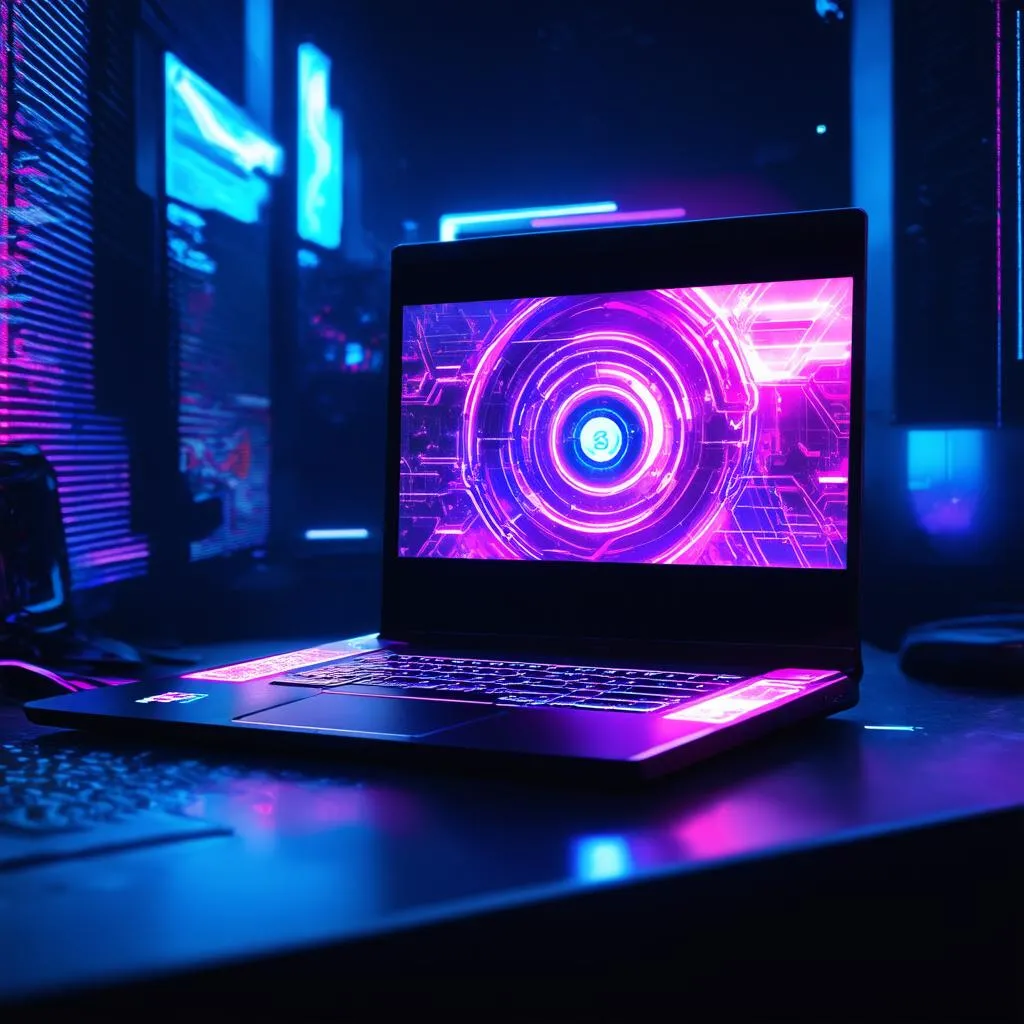 Cyberpunk Laptop Wallpaper