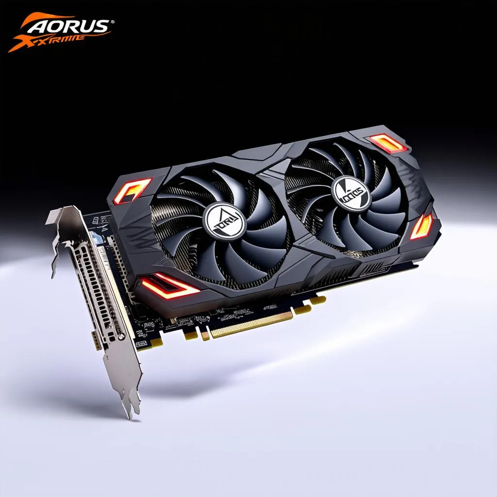 Hệ thống đèn LED RGB của card đồ họa Aorus Xtreme Gaming 1060