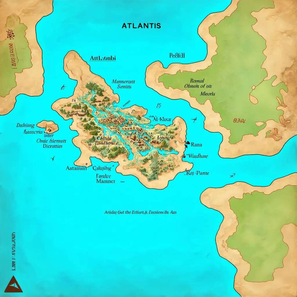 Atlantis map có thật tồn tại?