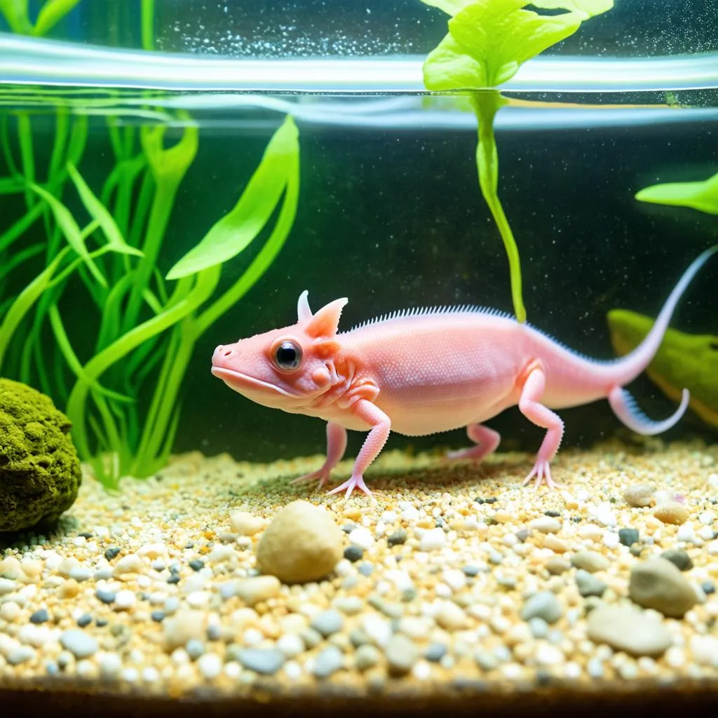 Axolotl hồng