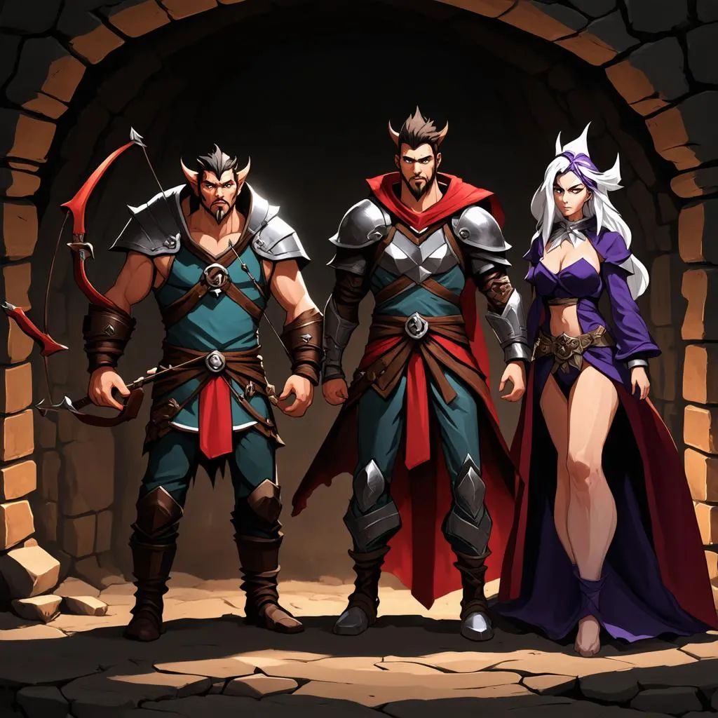 Baldur's Gate: Dark Alliance Nhân Vật