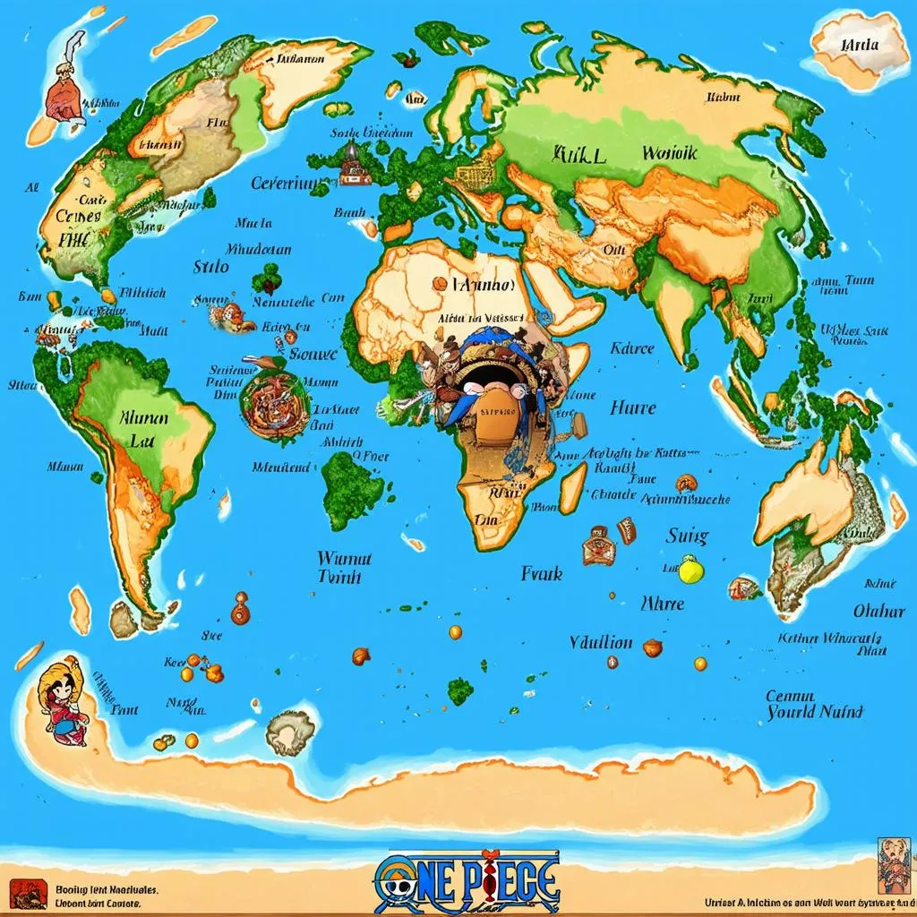 Bản đồ thế giới One Piece