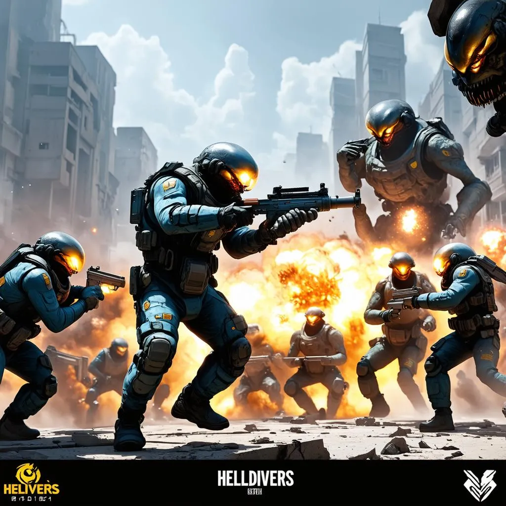 Bắn nhầm đồng đội trong Helldivers 2