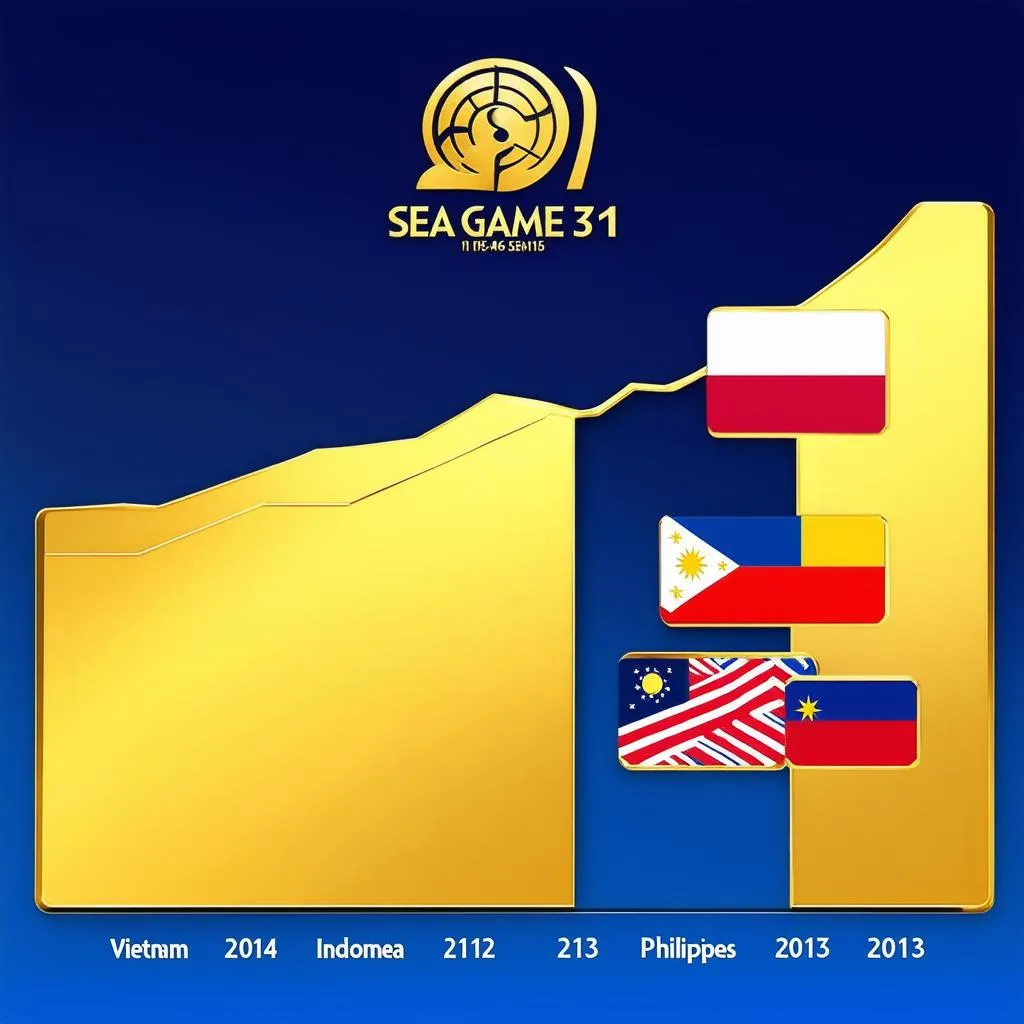 Bảng tổng sắp huy chương SEA Games 31