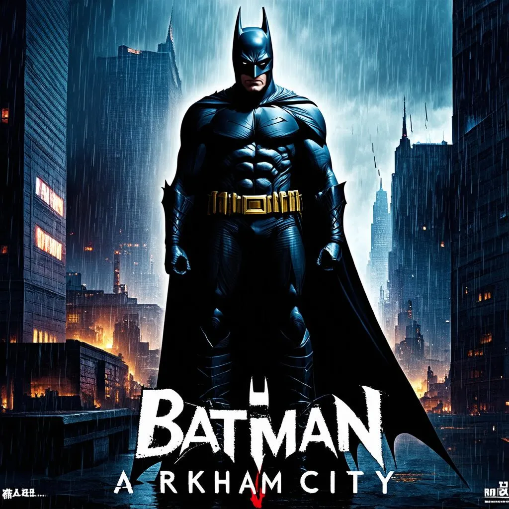 Poster phim Batman: Arkham City