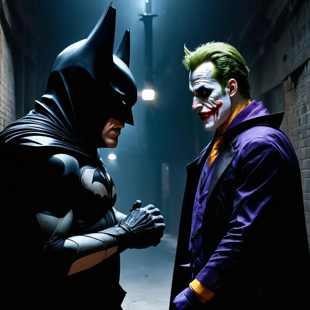 Batman and Joker