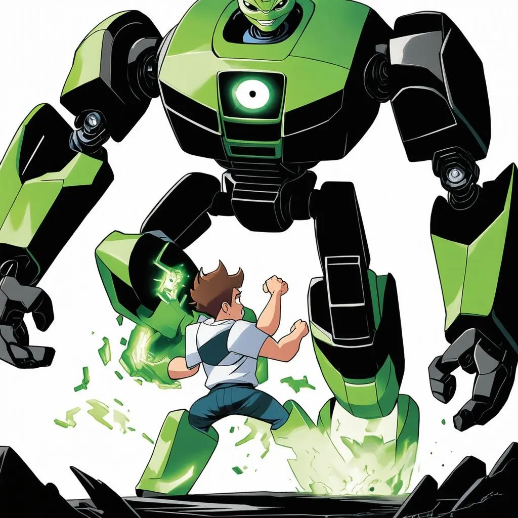 Ben 10 Chiến Đấu Robot