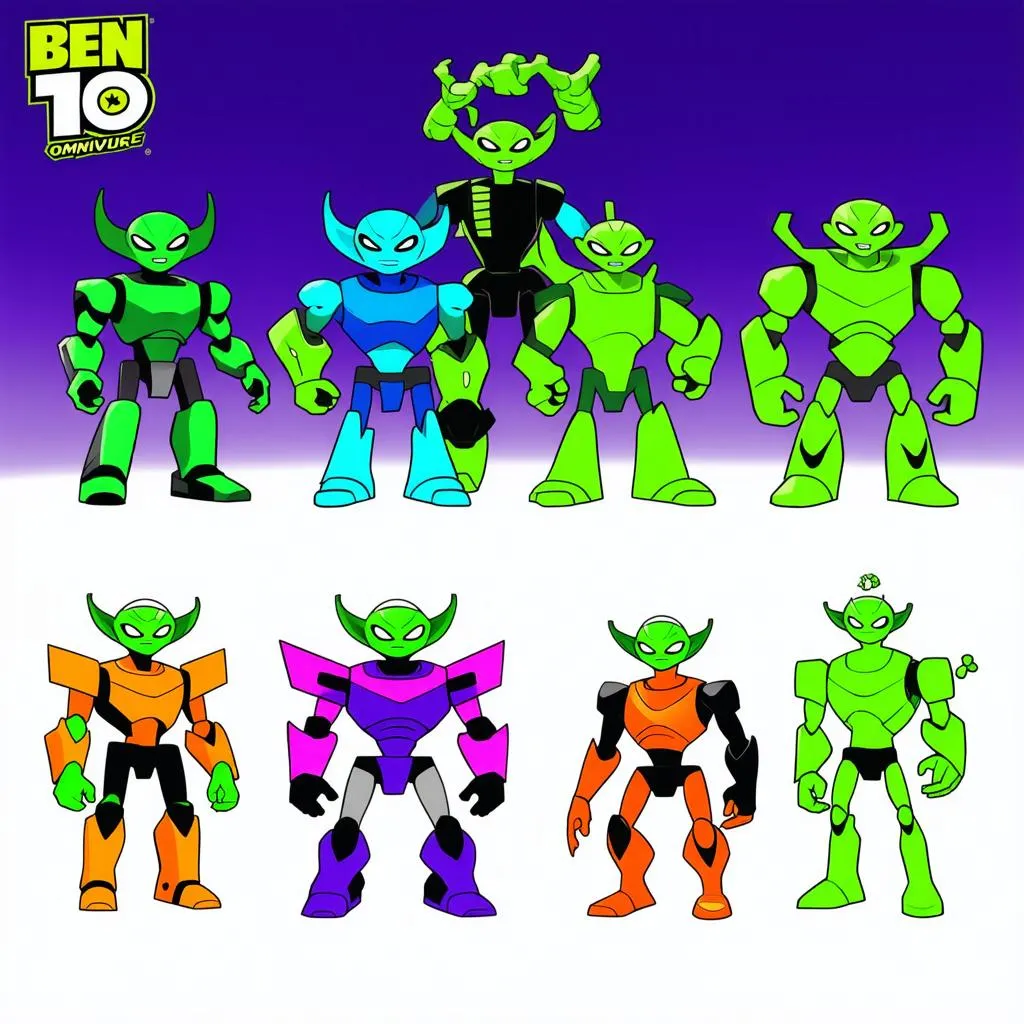 Bộ sưu tập nhân vật Ben 10 Omniverse