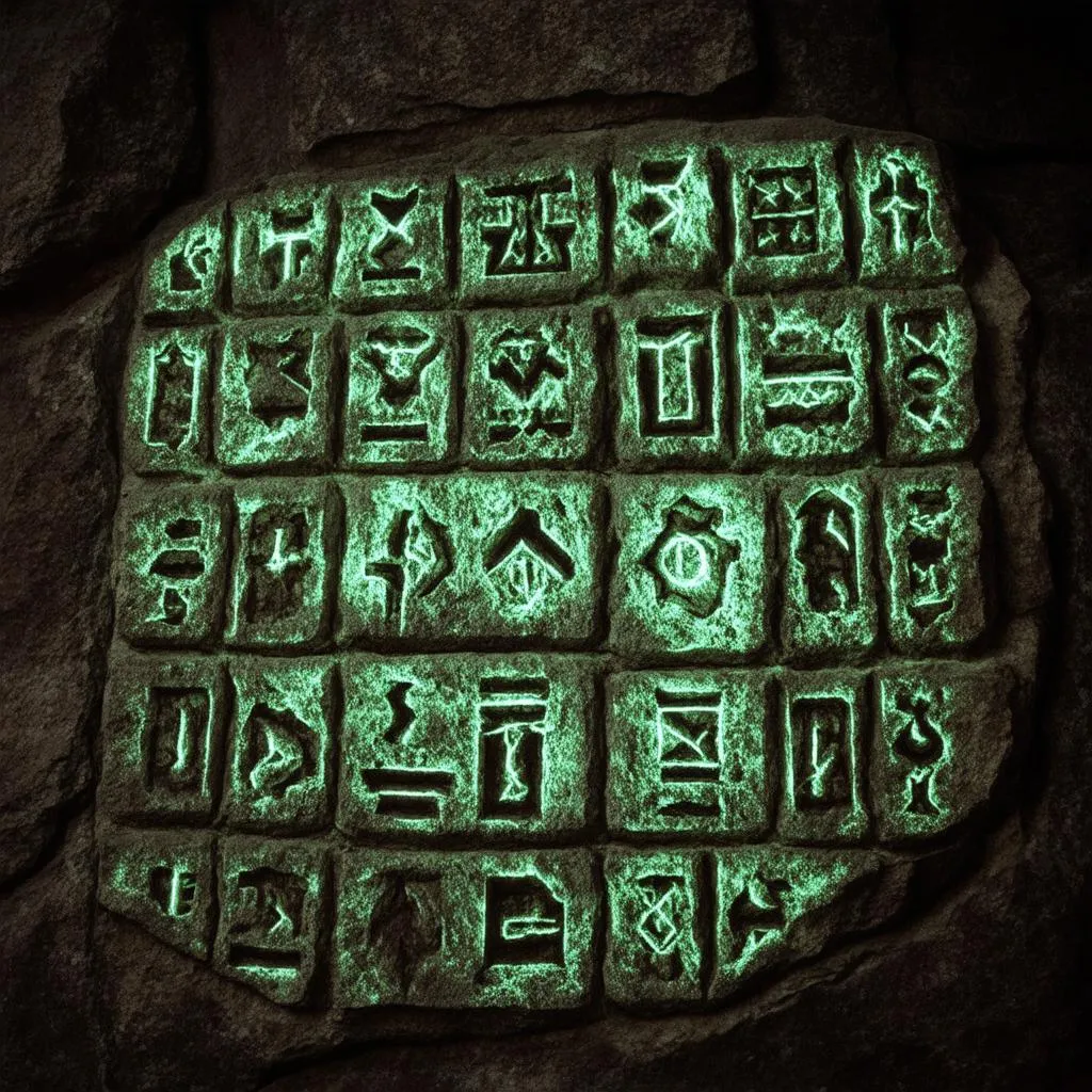 Biểu Tượng Glyphs Cổ Đại