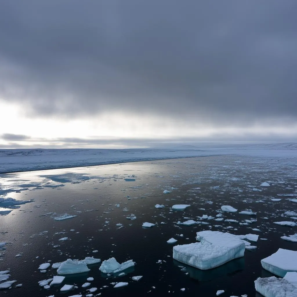 Biển Barents Khung Cảnh Hoang Sơ