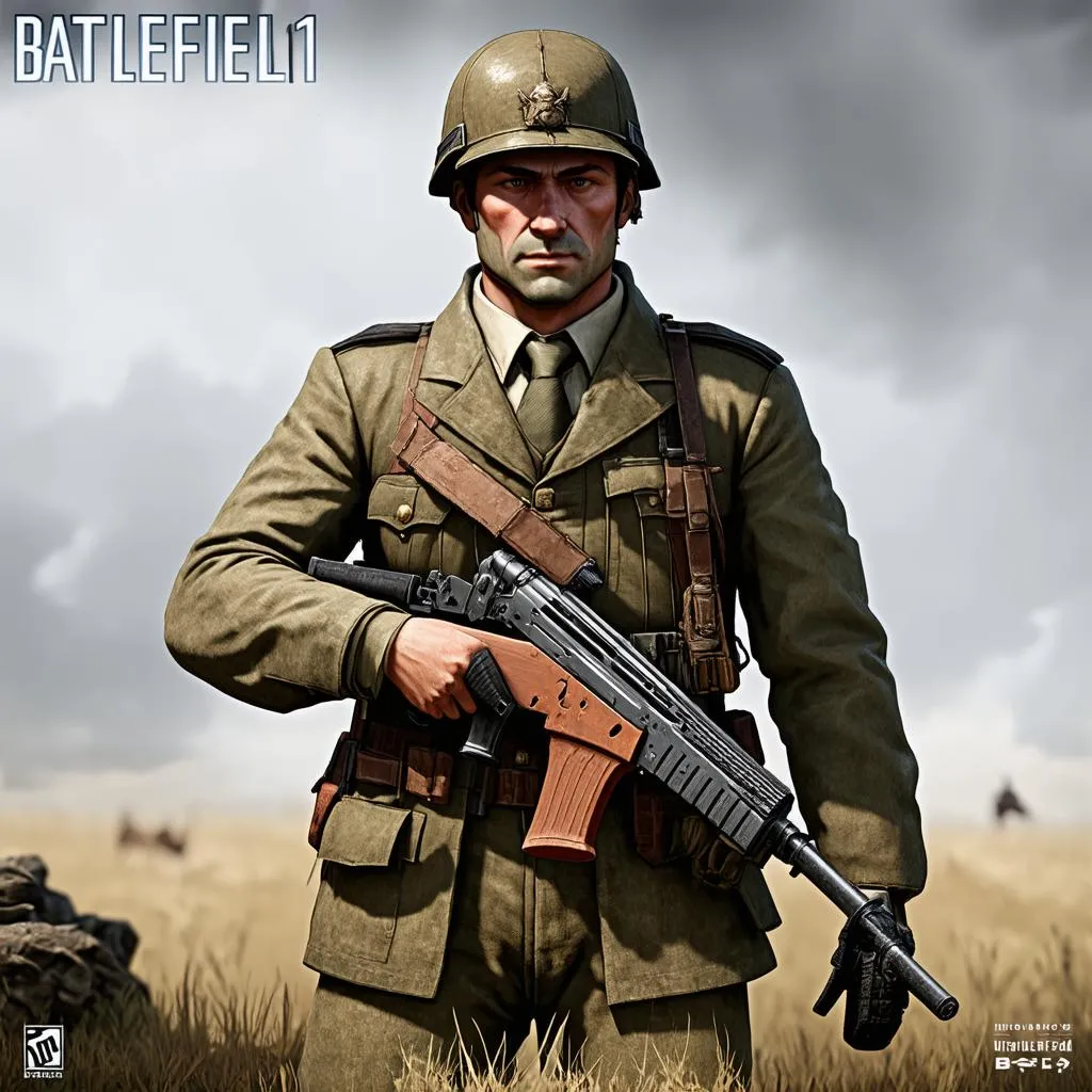 Binh lính trong game Battlefield 1