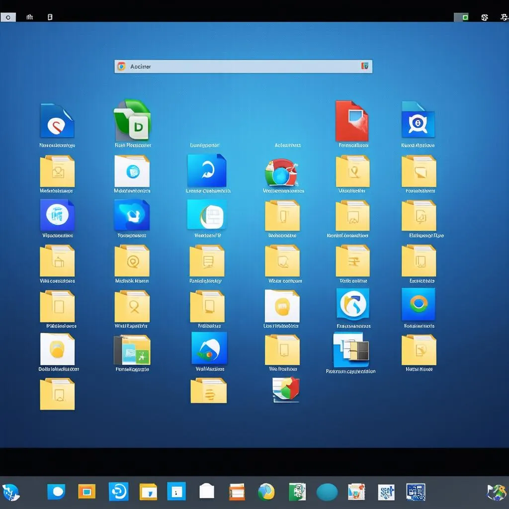 Bố cục desktop icons