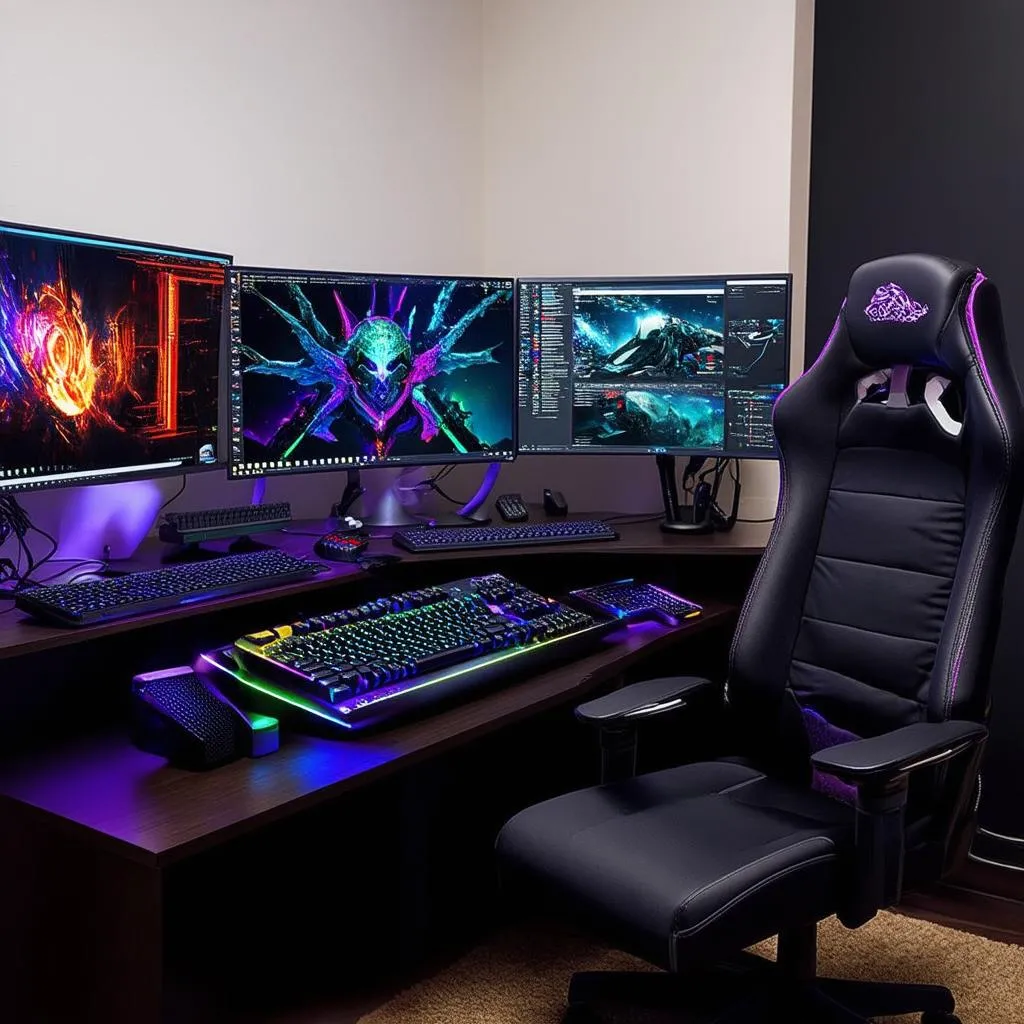 Gaming PC setup