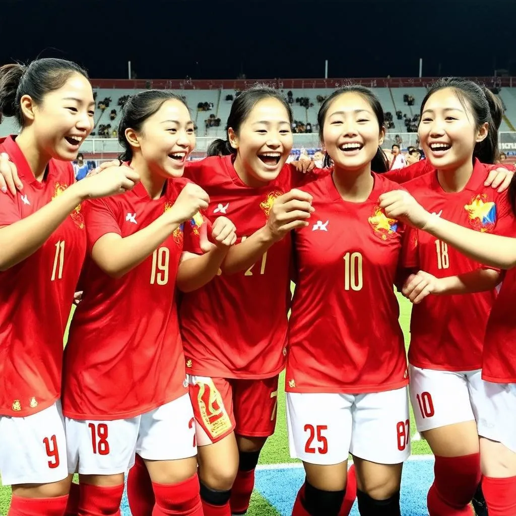 Bóng đá nữ Việt Nam vô địch Sea Games