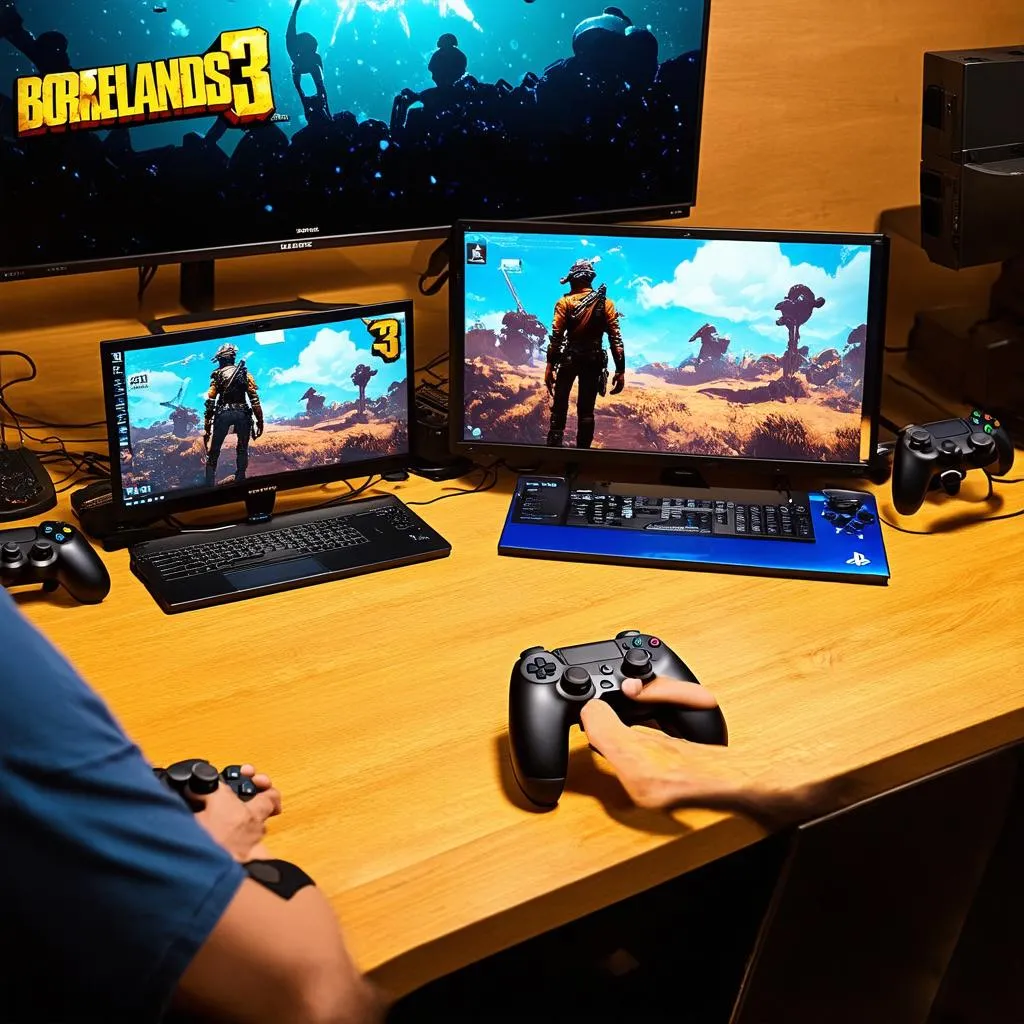 Borderlands 3 chơi trên PC và PlayStation