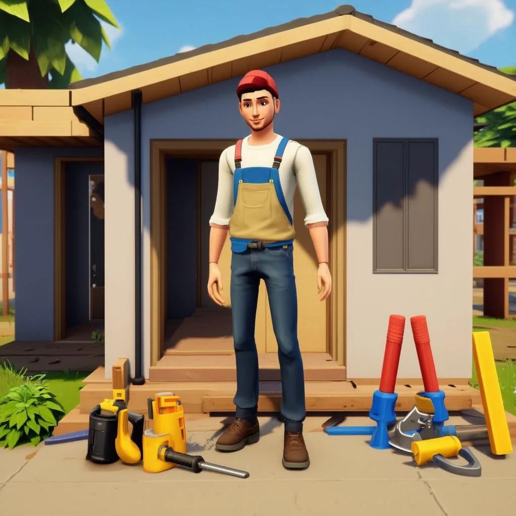 Building a house in The Sims 4