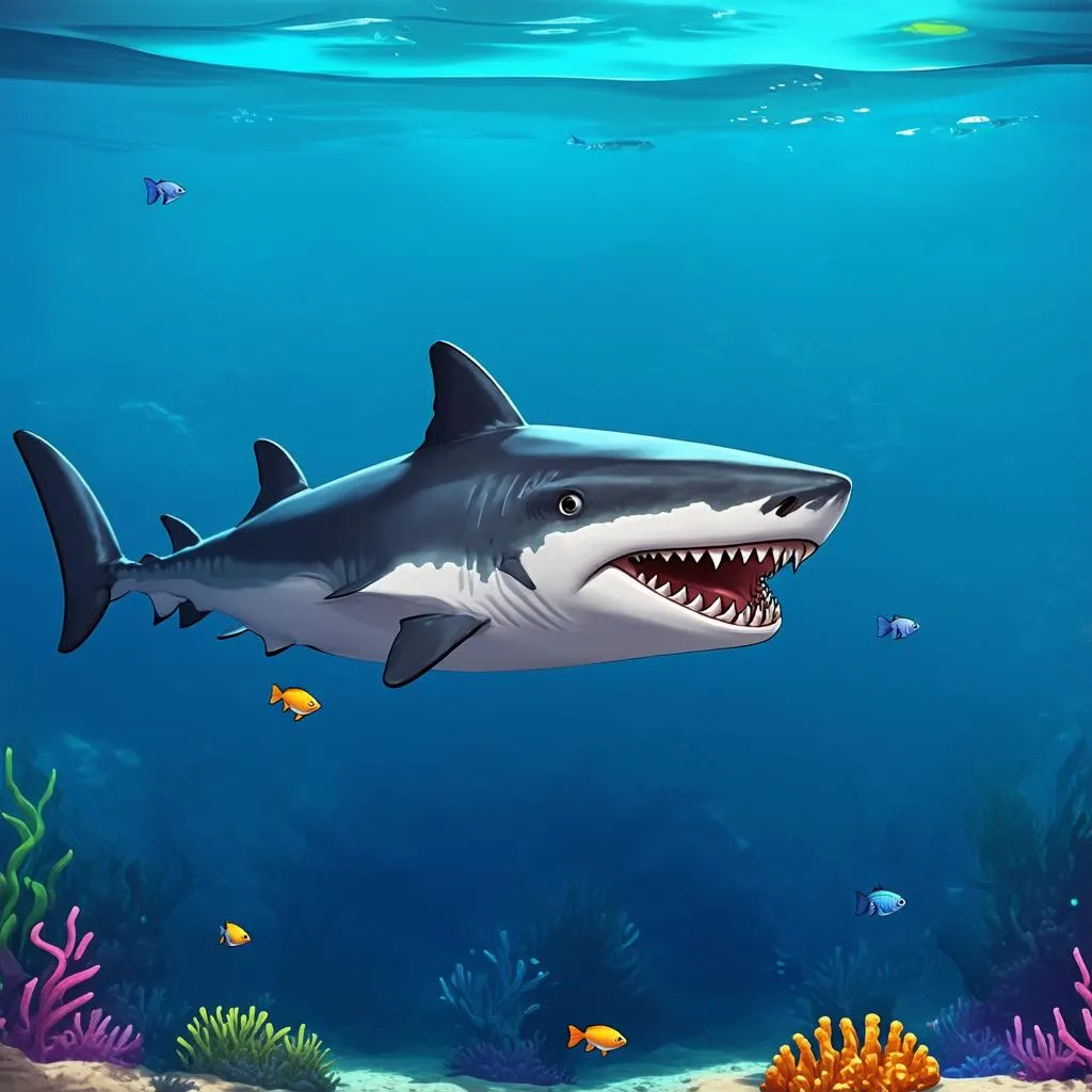 Cá mập trong Shark.io game