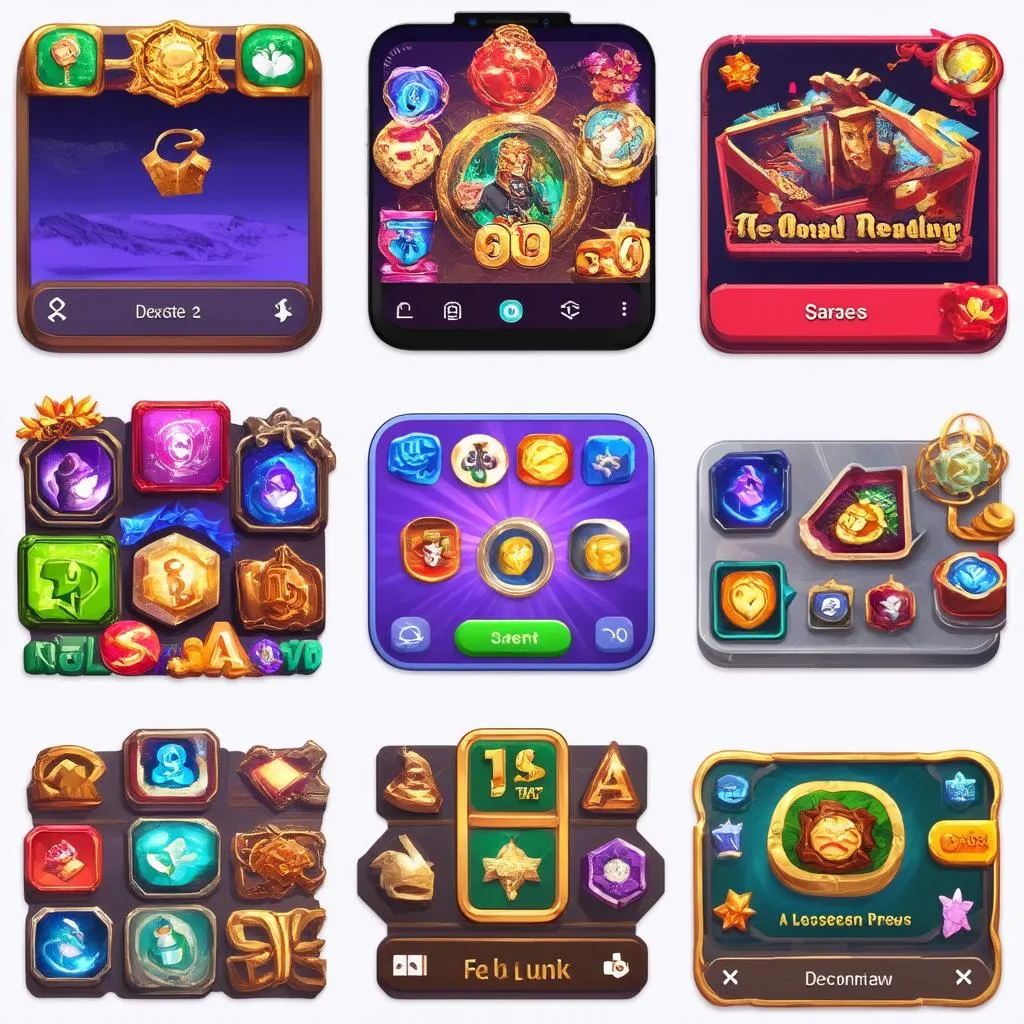 Các loại game trang trí khác nhau