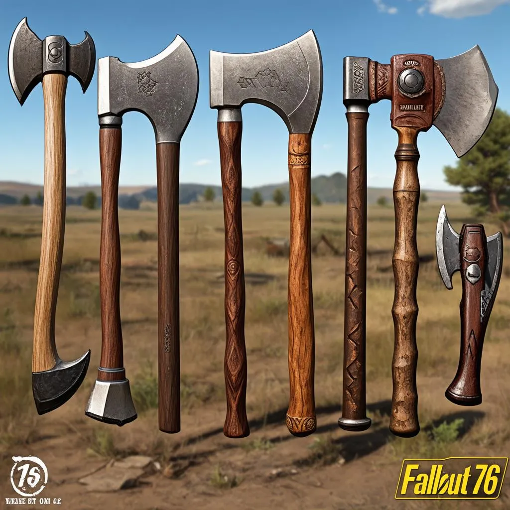 Các Loại Rìu Fallout 76