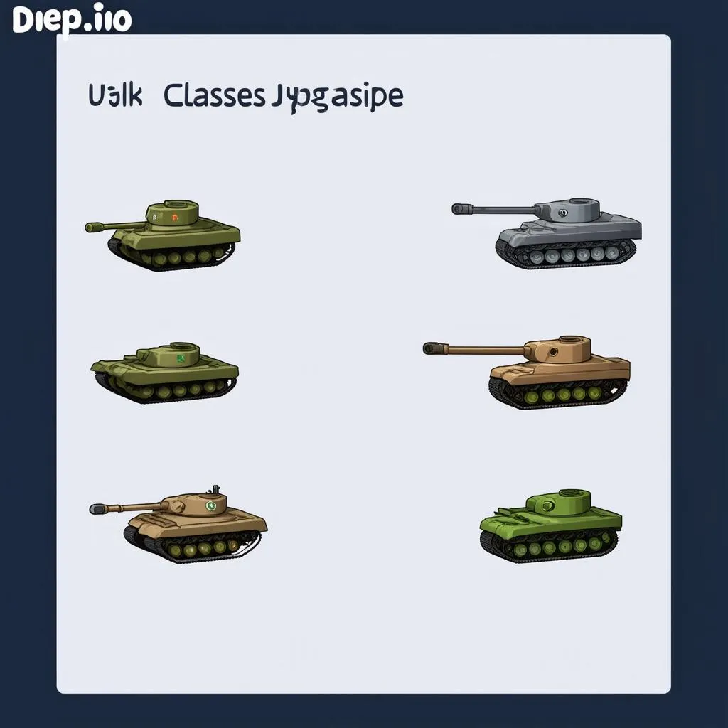 diep io tank classes