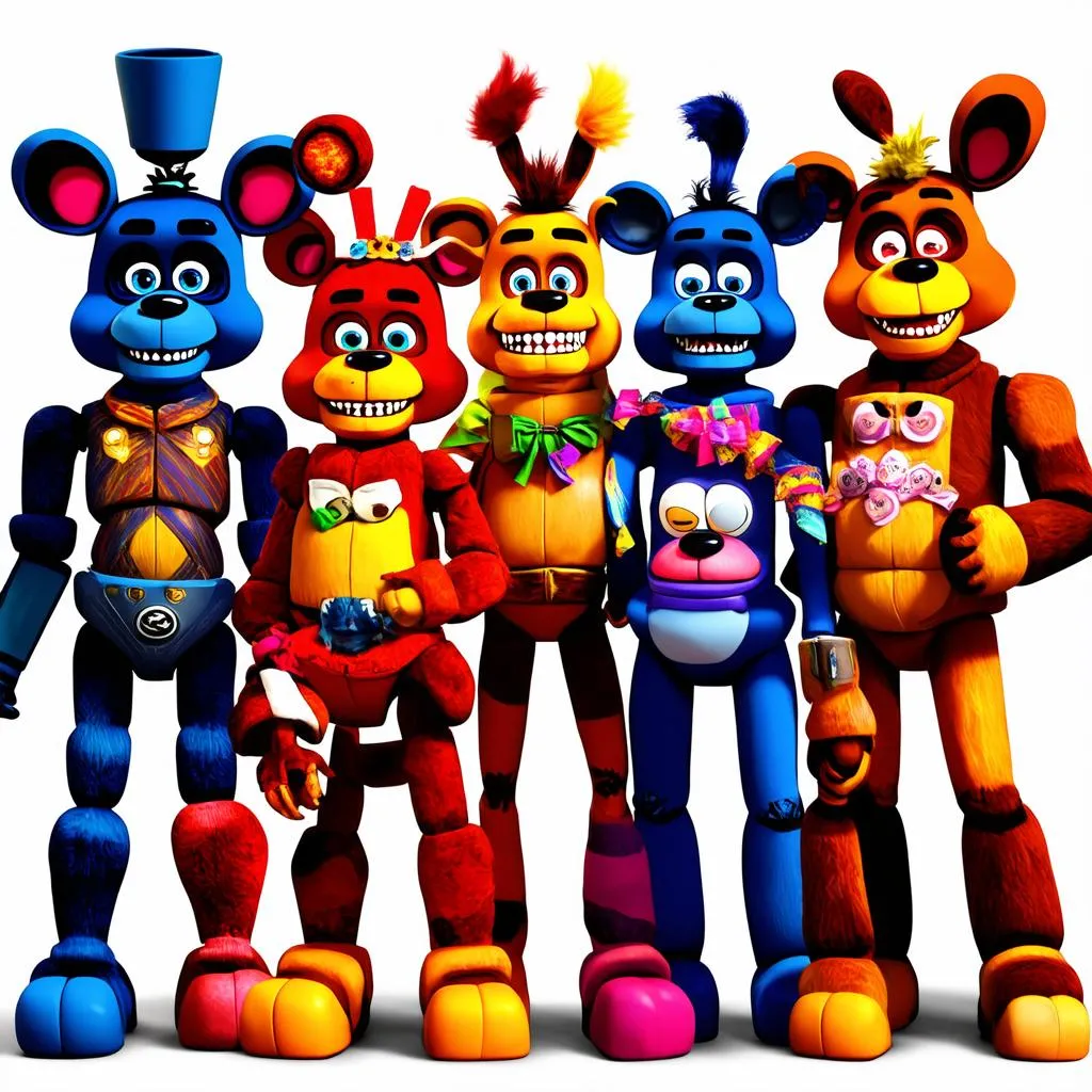 Các nhân vật FNAF