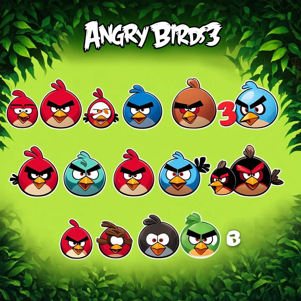 Angry Birds 3 Characters