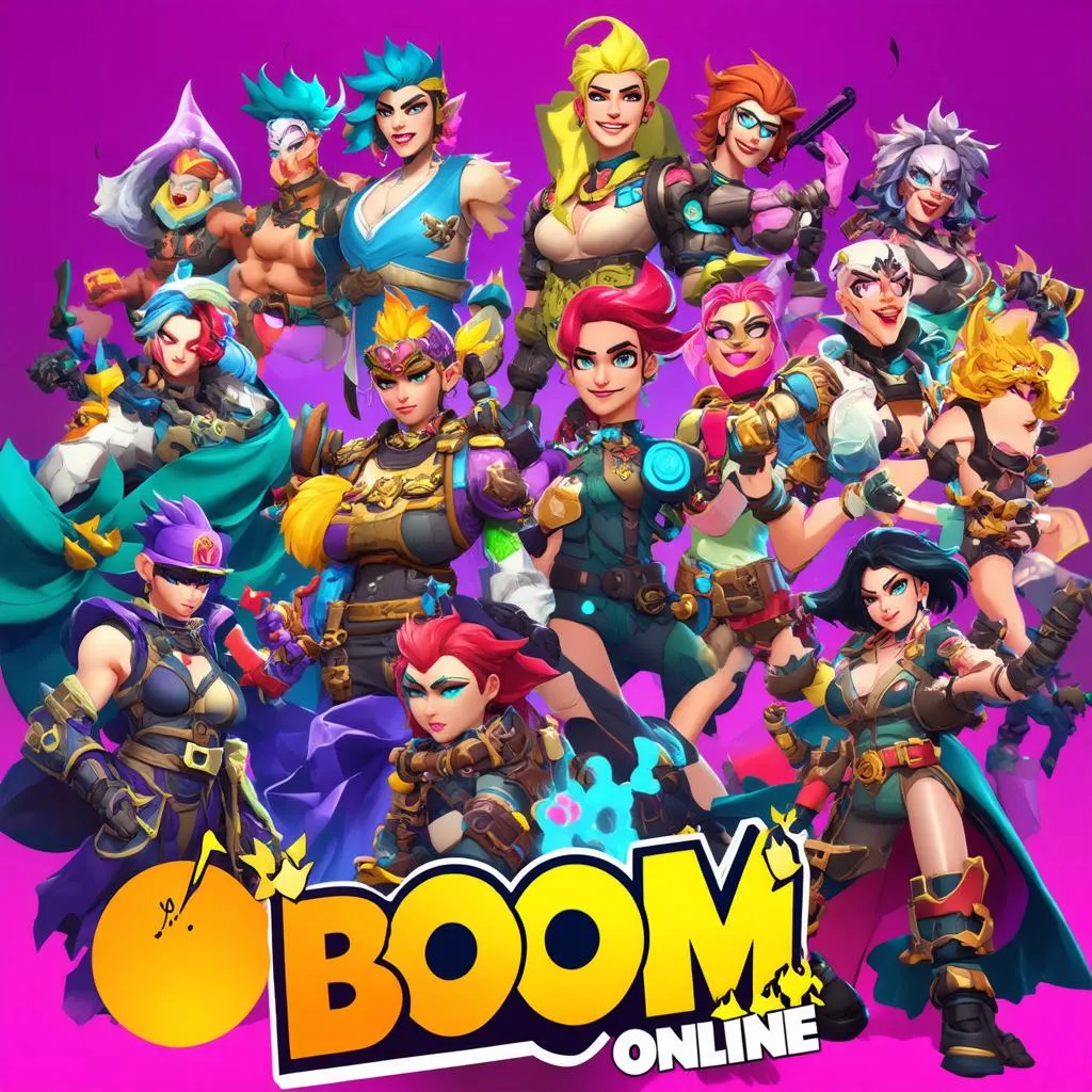 Các nhân vật trong game Boom online