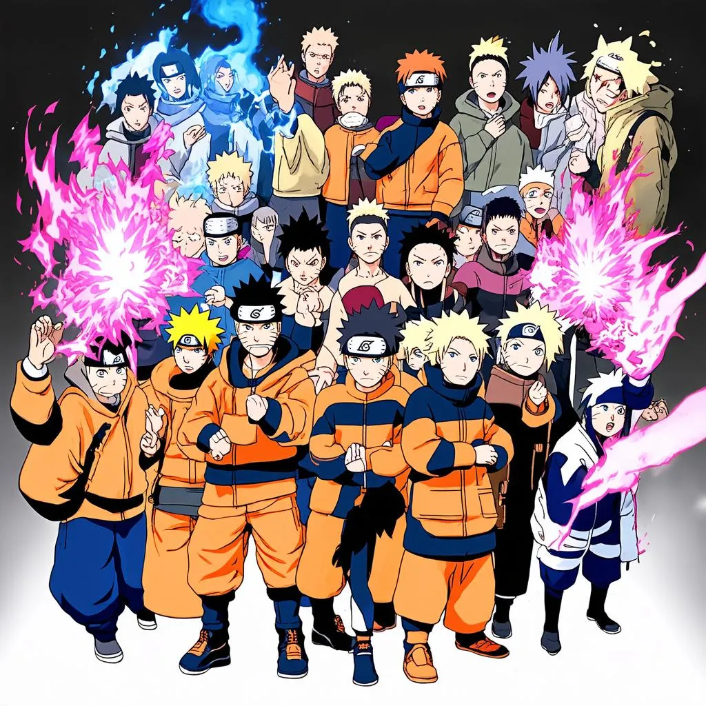 Các nhân vật trong game Naruto