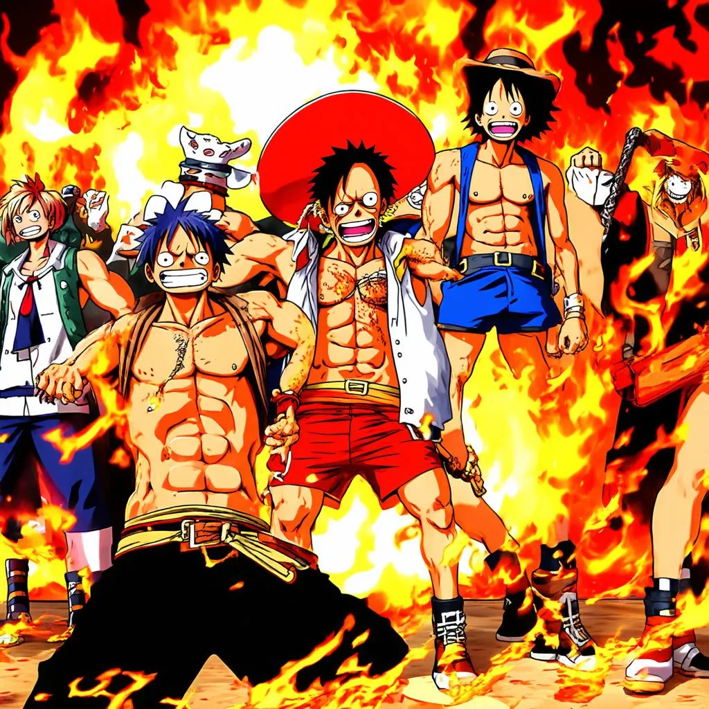 Các nhân vật trong One Piece Burning Blood