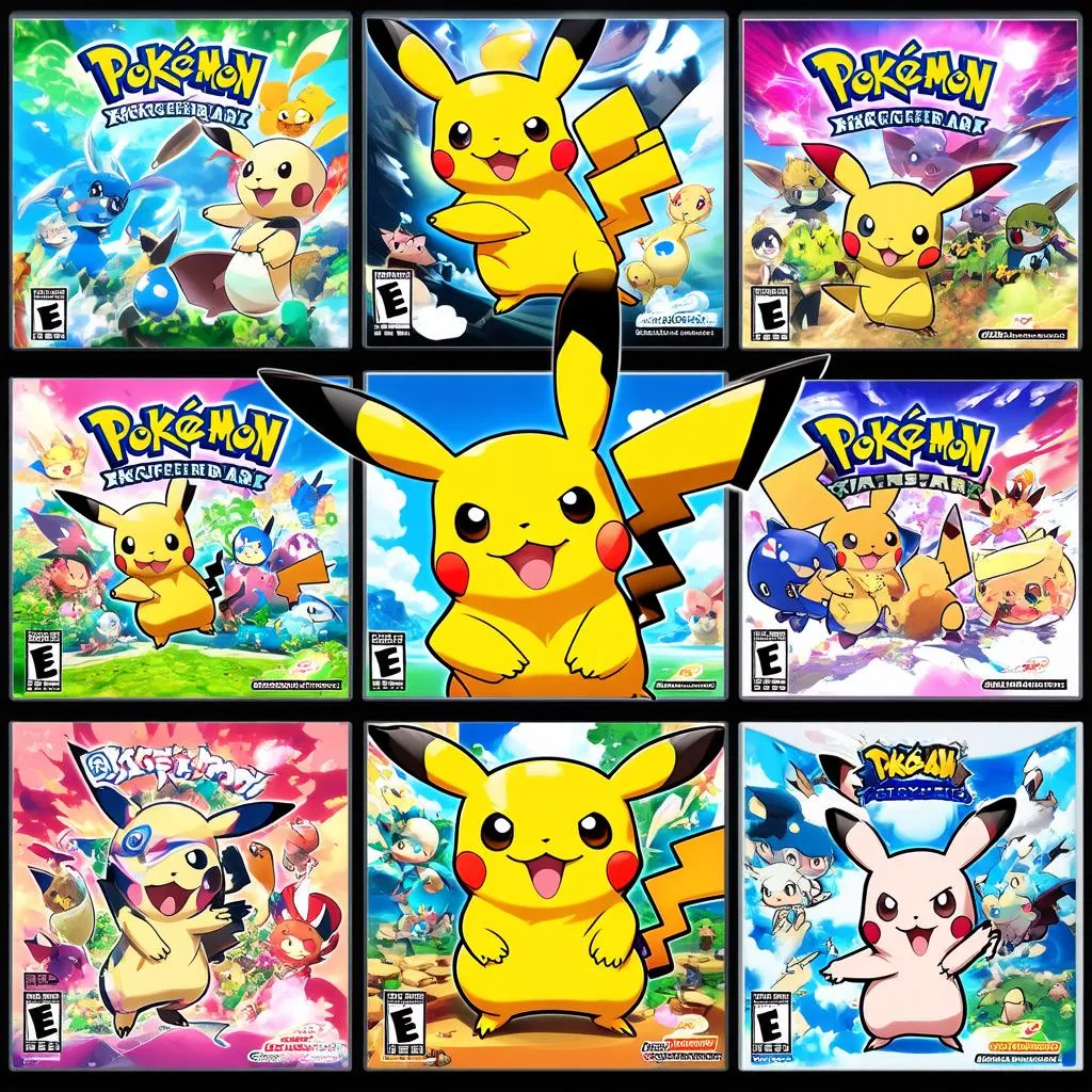 Các Phiên Bản Game Pikachu