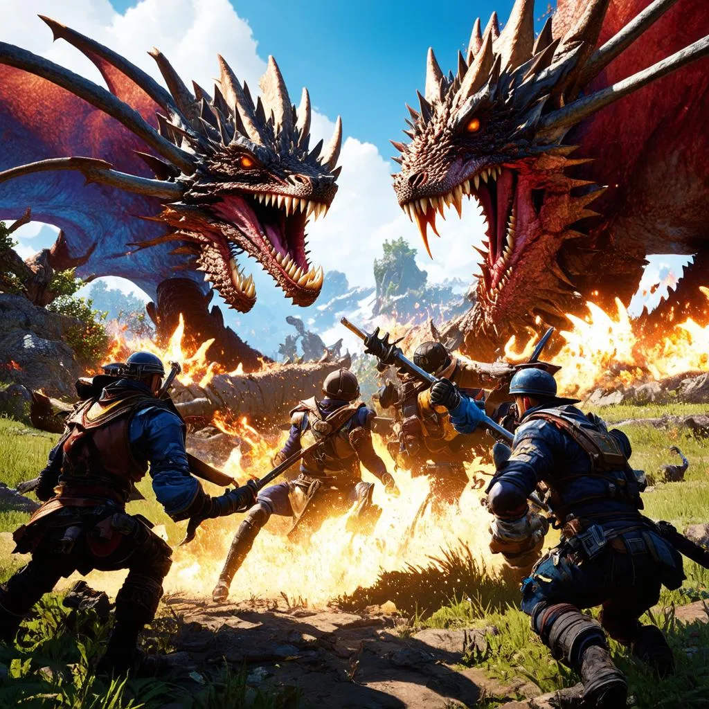 Các thợ săn trong Monster Hunter: World