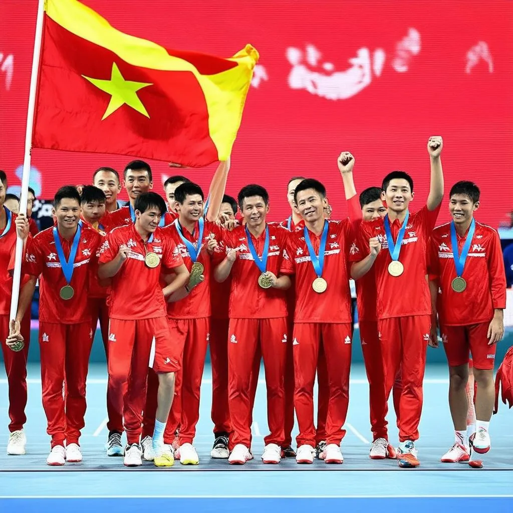 các vận động viên việt nam giành huy chương vàng sea games 31