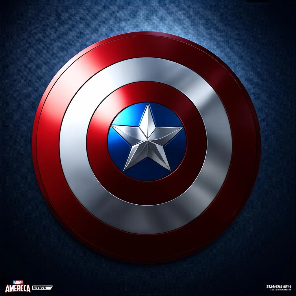 Captain America's vibranium shield