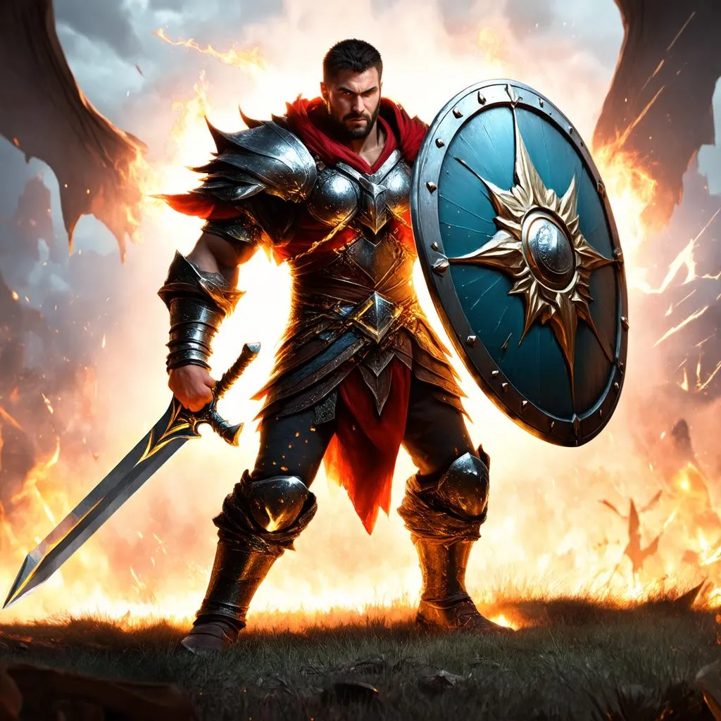 Epic Heroes Game Warrior