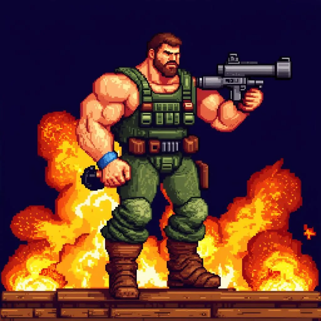 Broforce Soldier