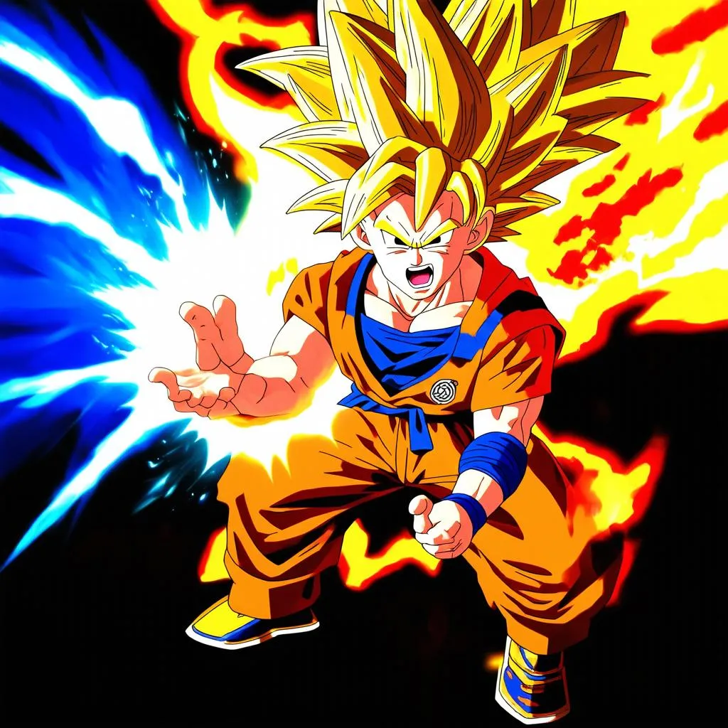 Goku chiến đấu