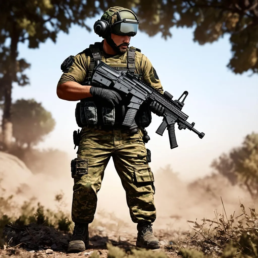 Chiến binh hiện đại trong game Modern Warfare