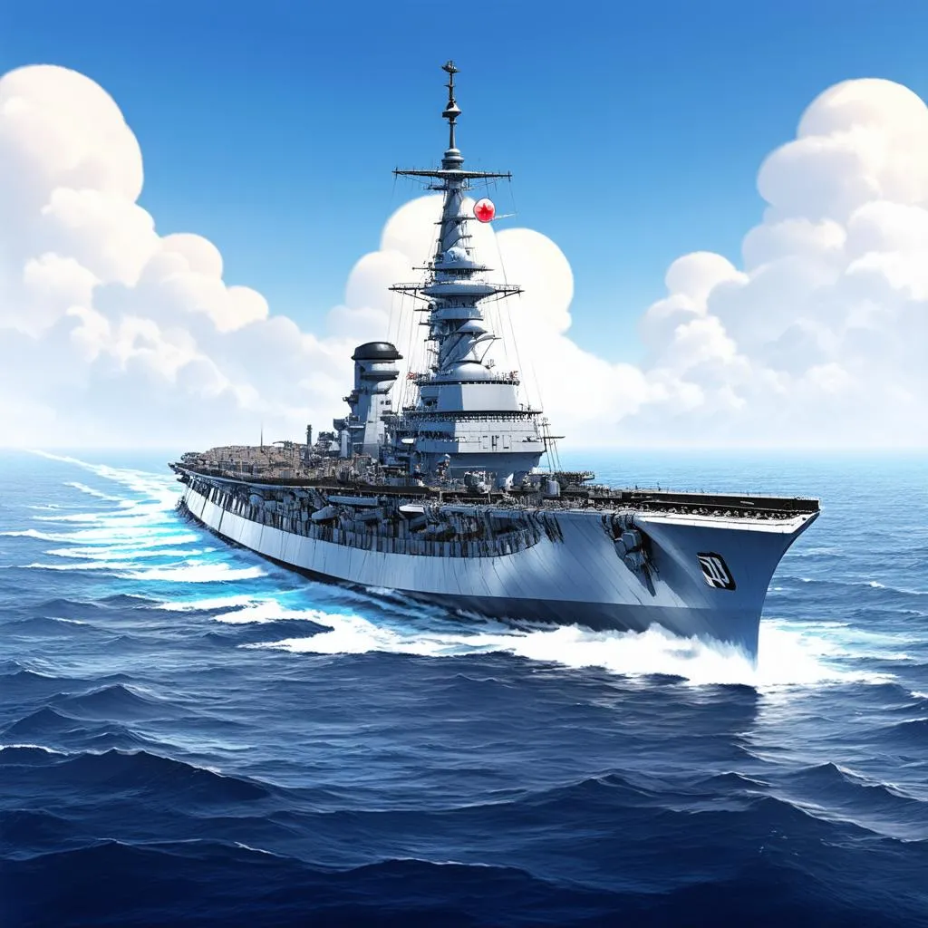 Thiết giáp hạm Yamato hùng mạnh của Nhật Bản trong World of Warships Legends