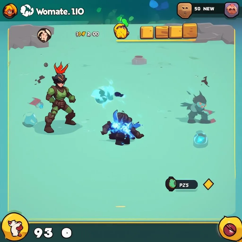 Chiến thuật tấn công trong game womate.io